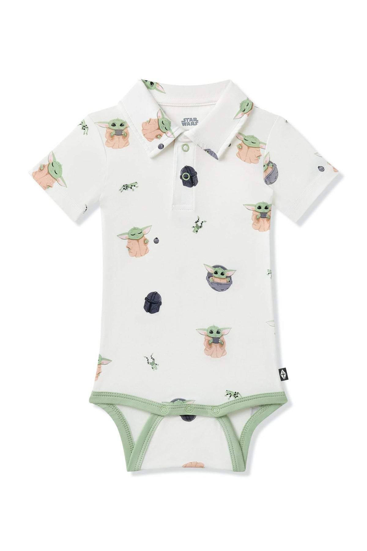 Kyte Baby Polo Bodysuit in Grogu™