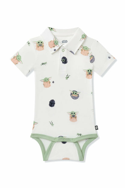 Kyte Baby Polo Bodysuit in Grogu™