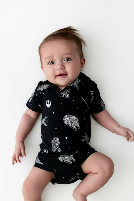 Kyte Baby Polo Bodysuit in STAR WARS™