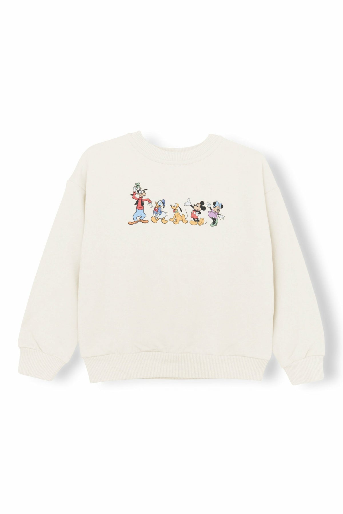 Kyte Baby Sweatshirt in Mickey and Friends on Ecru