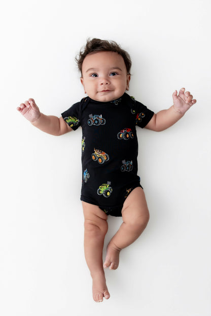 Kyte Baby Bodysuit in Monster Truck