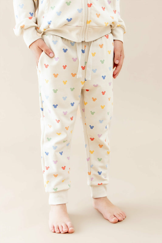 Kyte Baby Jogger Pant in Pastel Mickey Mouse