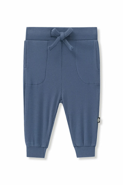 Kyte Baby Ribbed Jogger Pant in Oxford