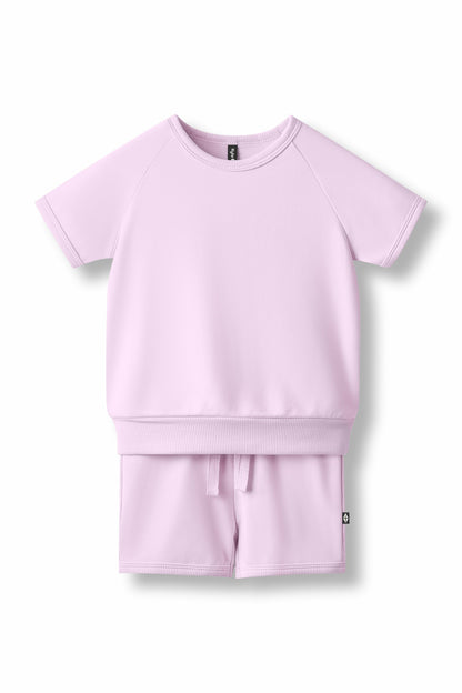 Kyte Baby Short Sleeve Jogger Set in Thistle