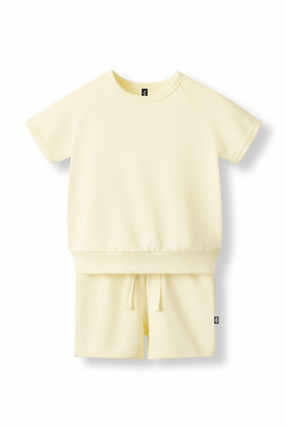 Kyte Baby Short Sleeve Jogger Set in Chamomile