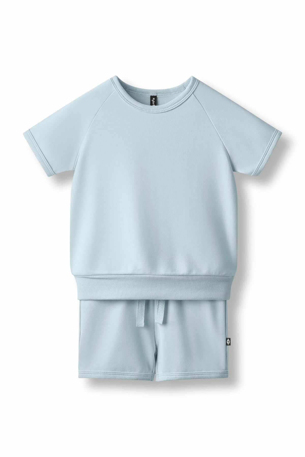 Kyte Baby Short Sleeve Jogger Set in Fog