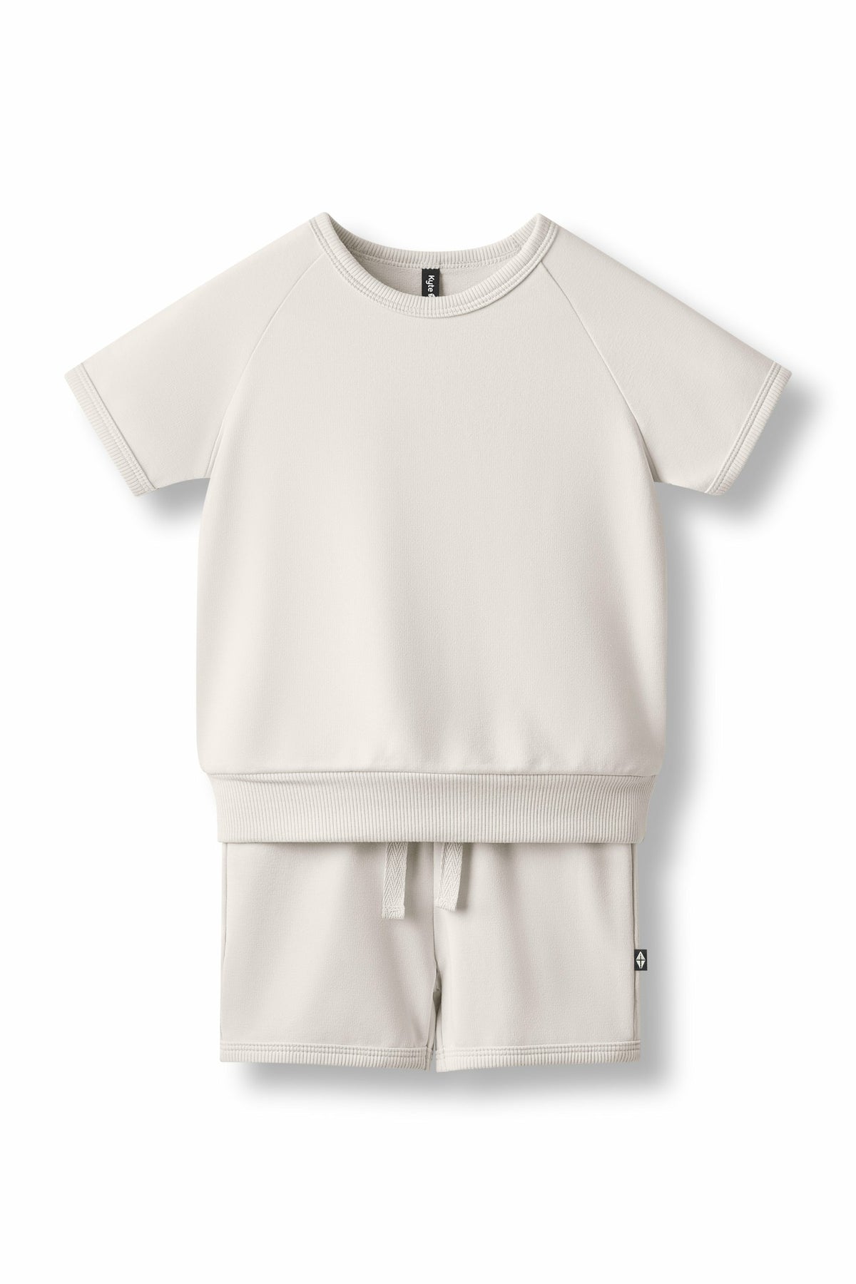 Kyte Baby Short Sleeve Jogger Set in Oat