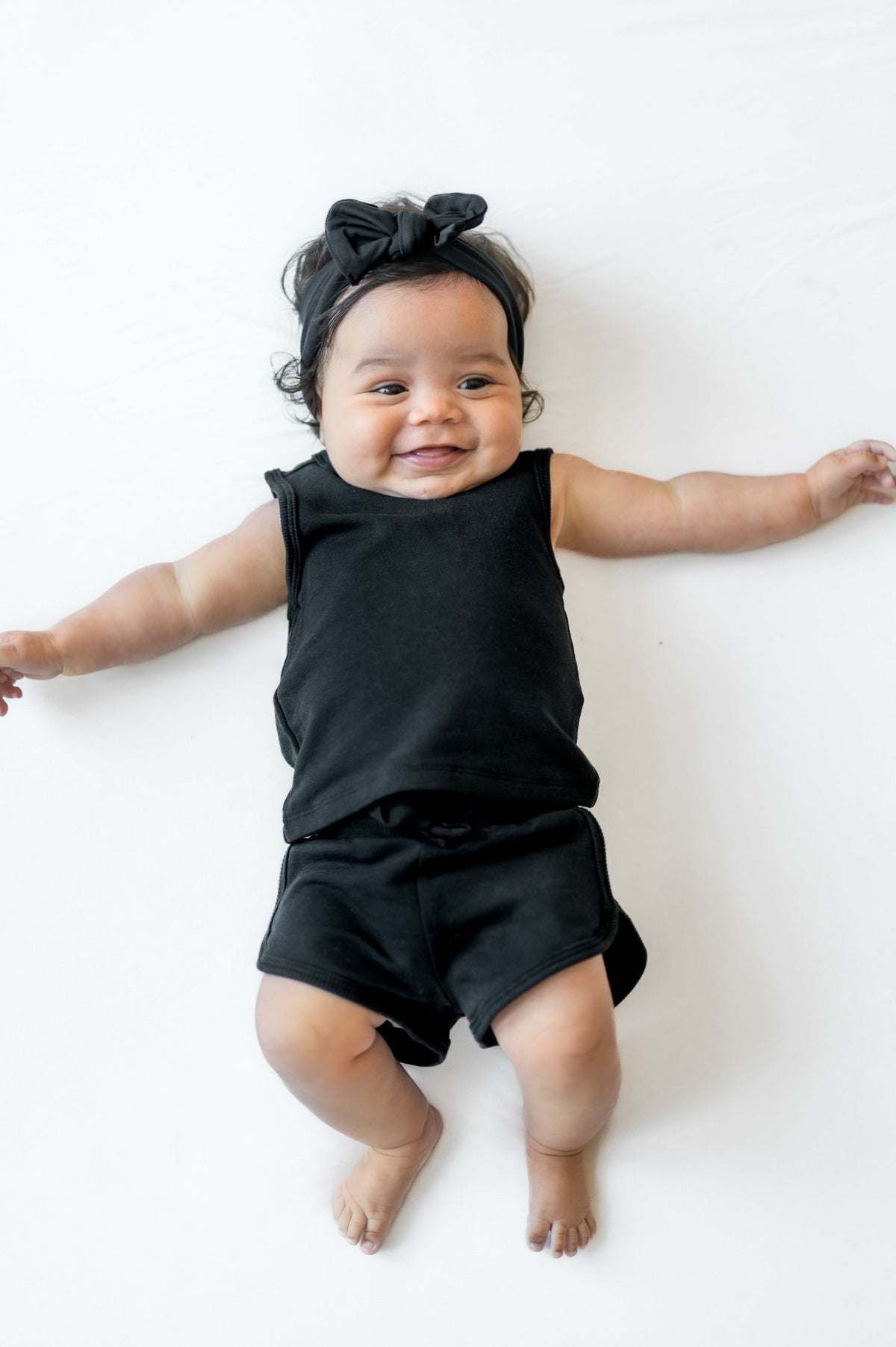 Kyte Baby Tank Jogger Set in Midnight