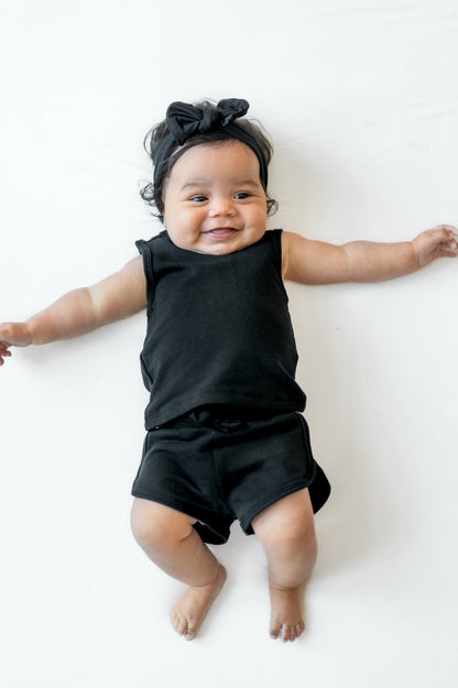 Kyte Baby Tank Jogger Set in Midnight