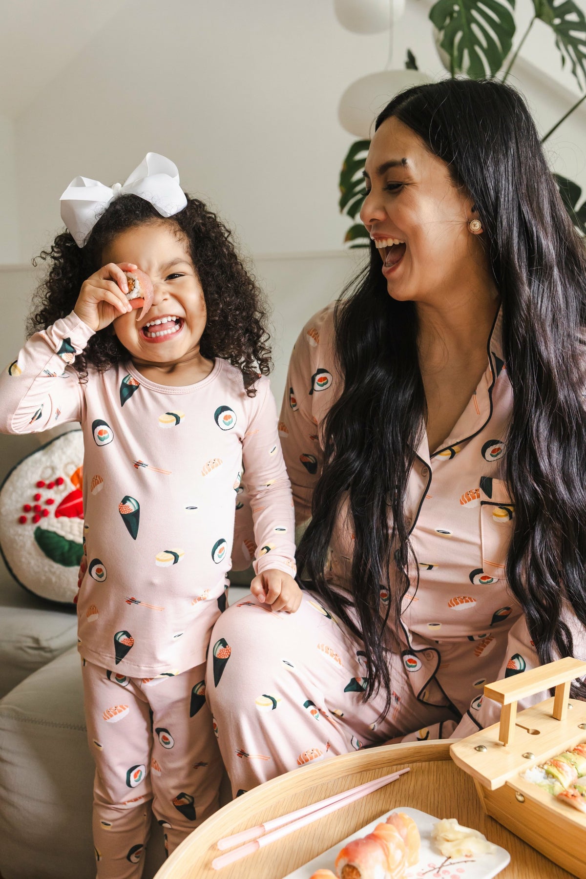 Kyte Baby Long Sleeve Pajamas in Blush Sushi