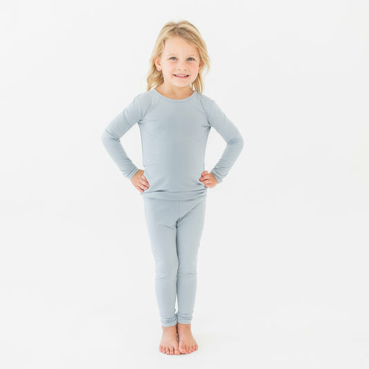 Kyte Baby Long Sleeve Pajamas in Fog