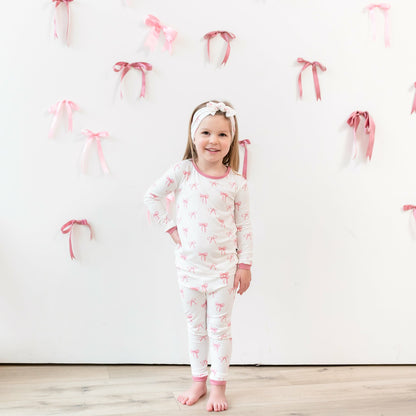 Kyte Baby Long Sleeve Pajamas in Bow