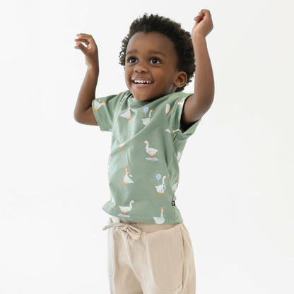 Kyte Baby Toddler Basic Tee in Silly Goose