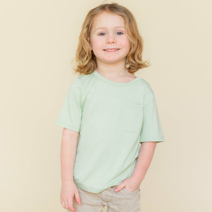 Kyte Baby Toddler Crew Neck Tee in Basil