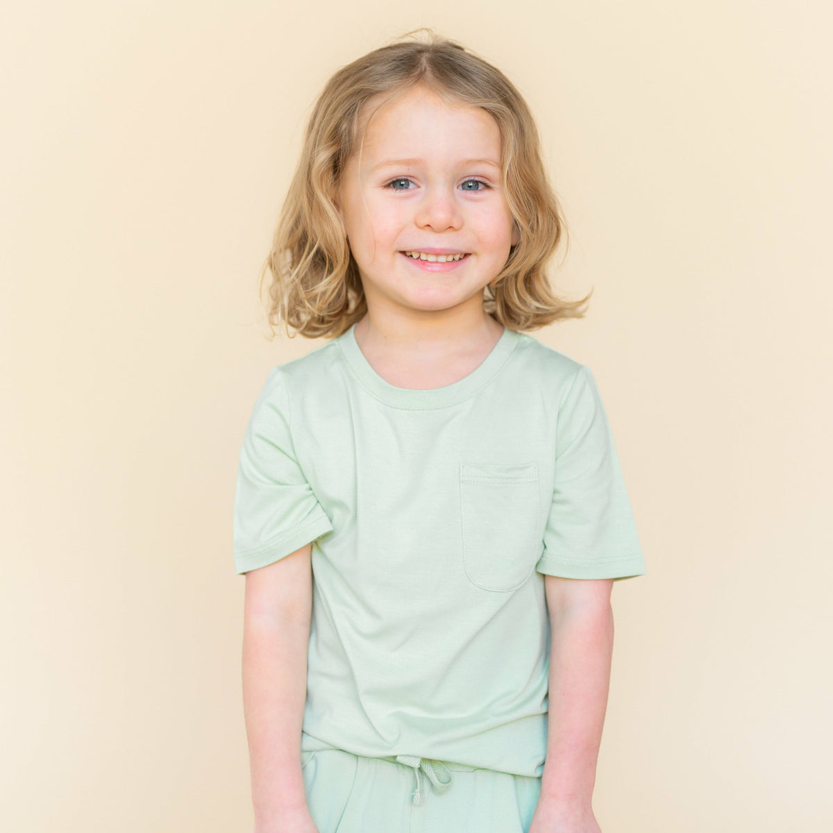 Kyte Baby Toddler Crew Neck Tee in Basil