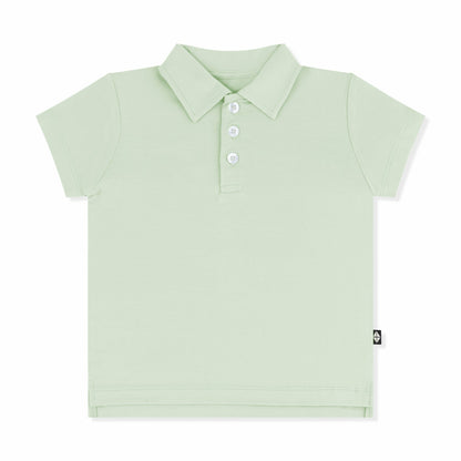 Kyte Baby Toddler Short Sleeve Polo in Basil