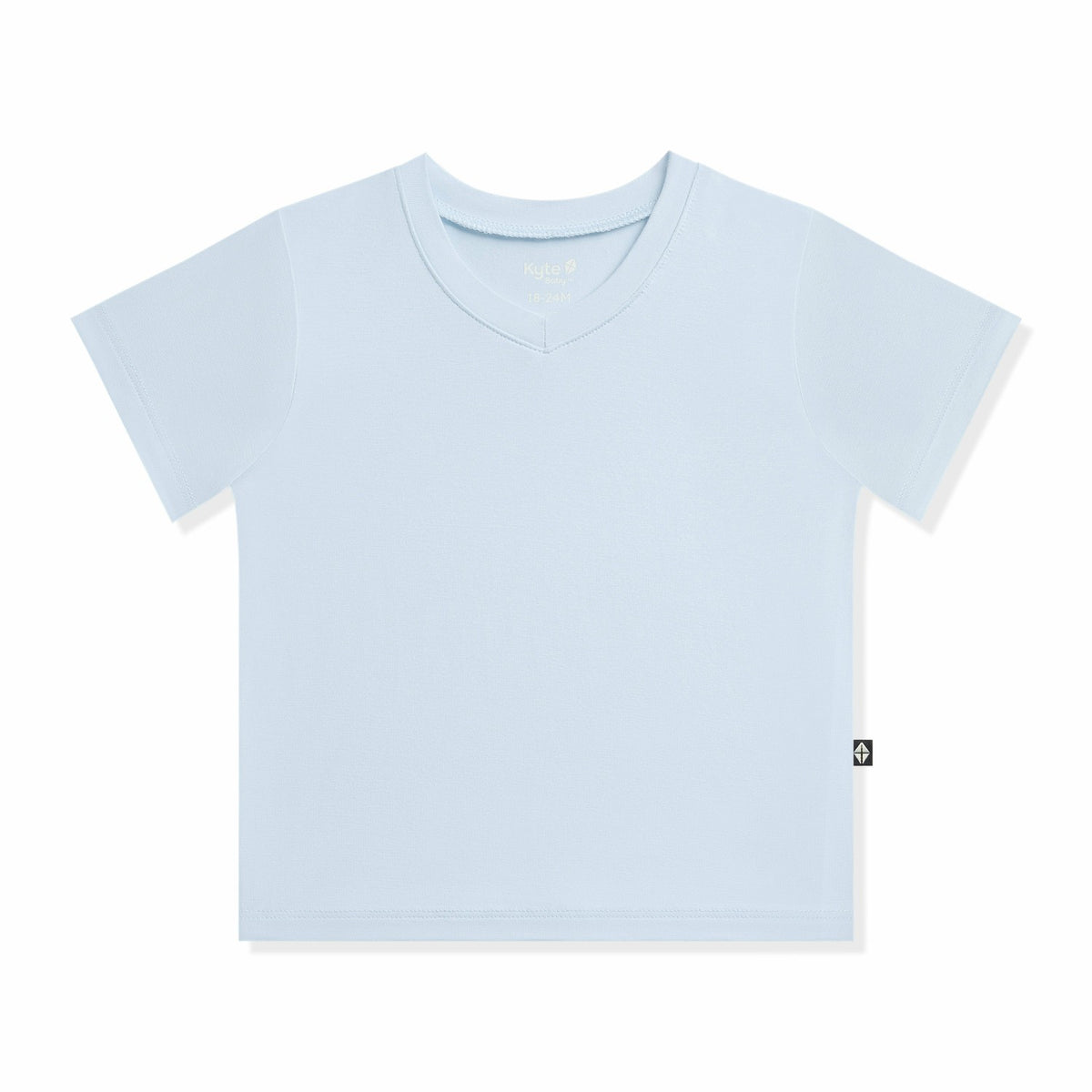Kyte Baby Toddler V-Neck Tee in Breeze