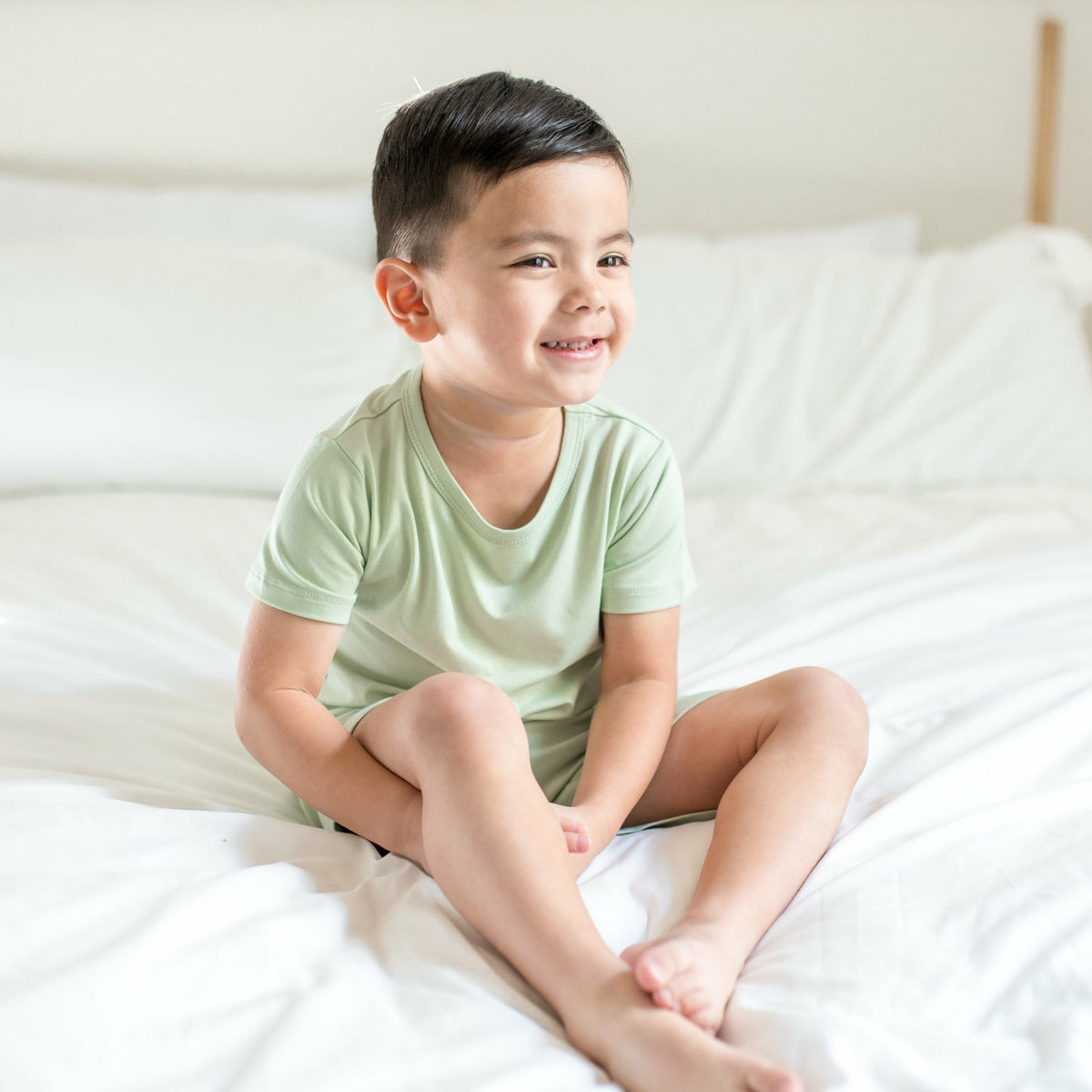 Kyte Baby Toddler Basic Tee in Basil