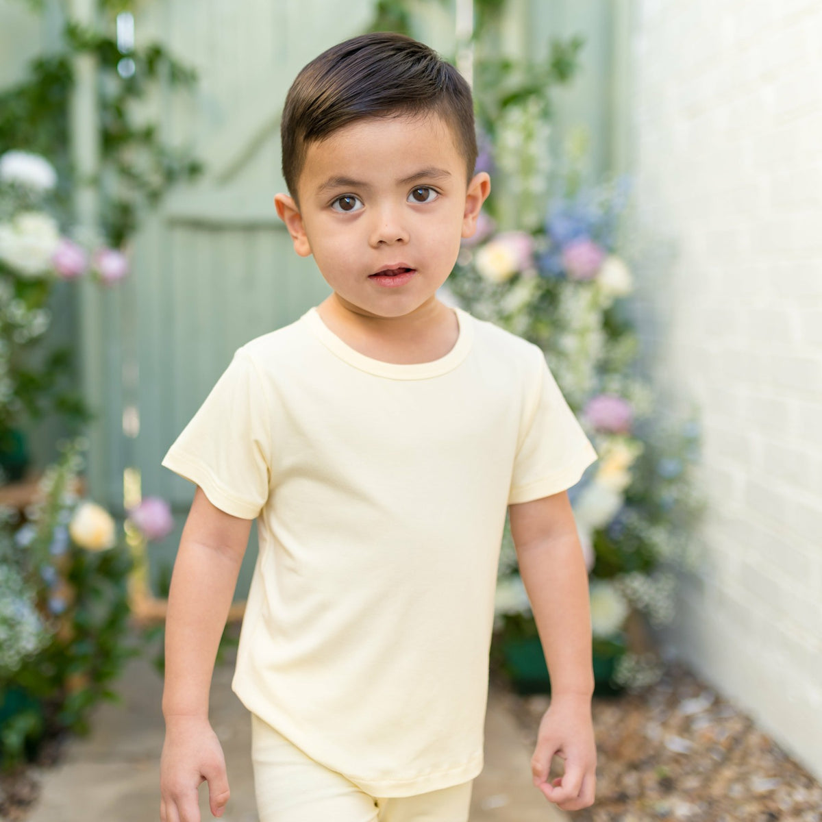 Kyte Baby Toddler Basic Tee in Chamomile