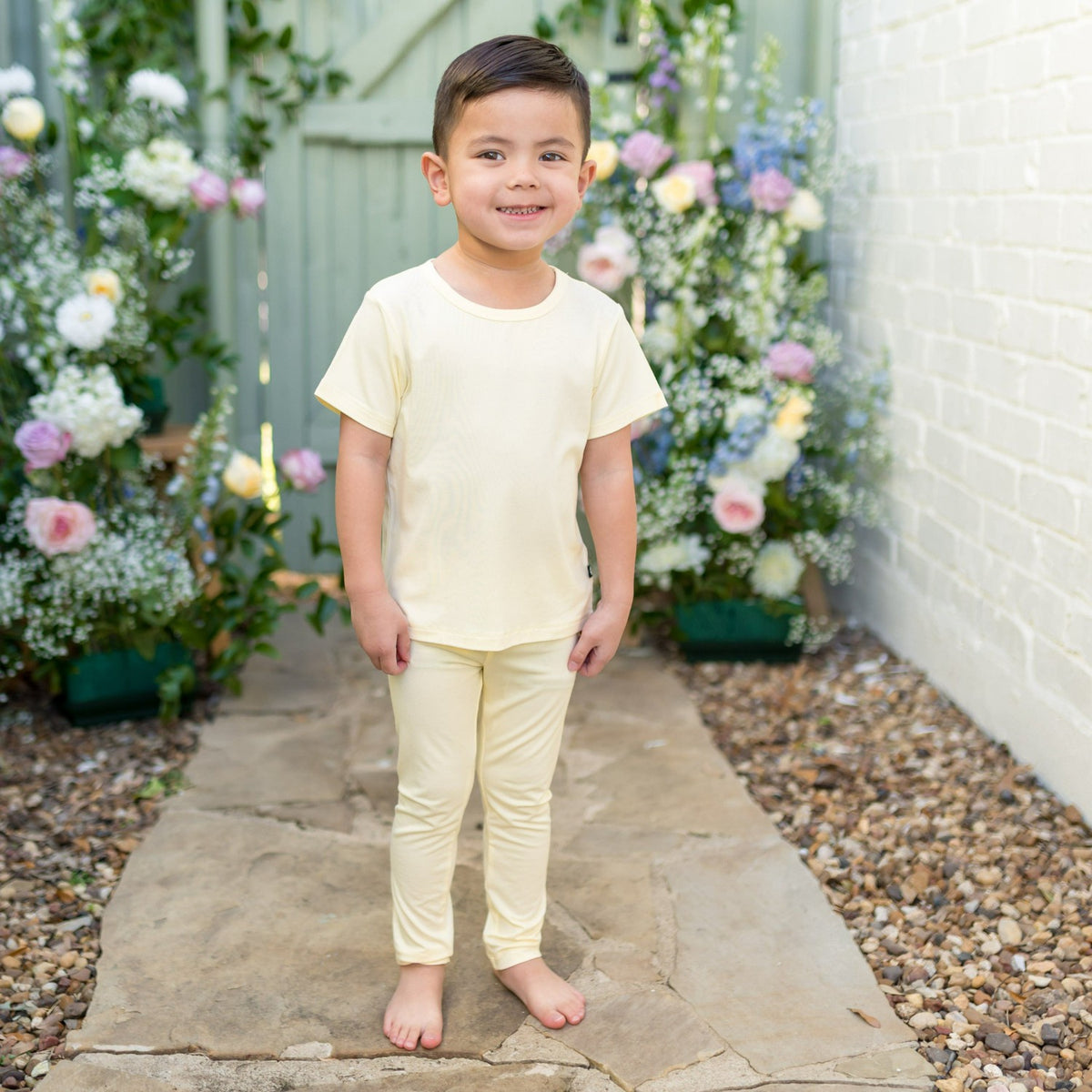 Kyte Baby Toddler Basic Tee in Chamomile