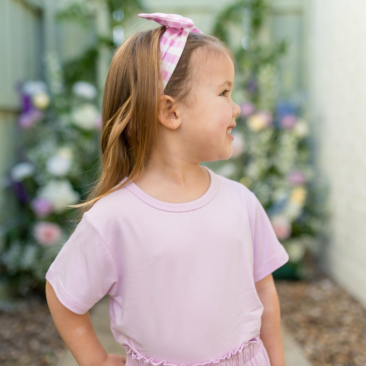 Kyte Baby Toddler Basic Tee in Thistle