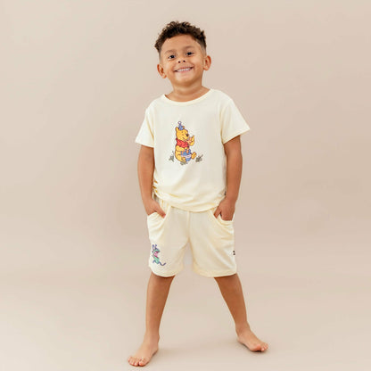 Kyte Baby Toddler Basic Tee in Winnie the Pooh on Chamomile