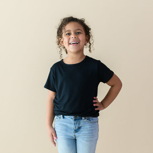 Kyte Baby Toddler Basic Tee in Midnight