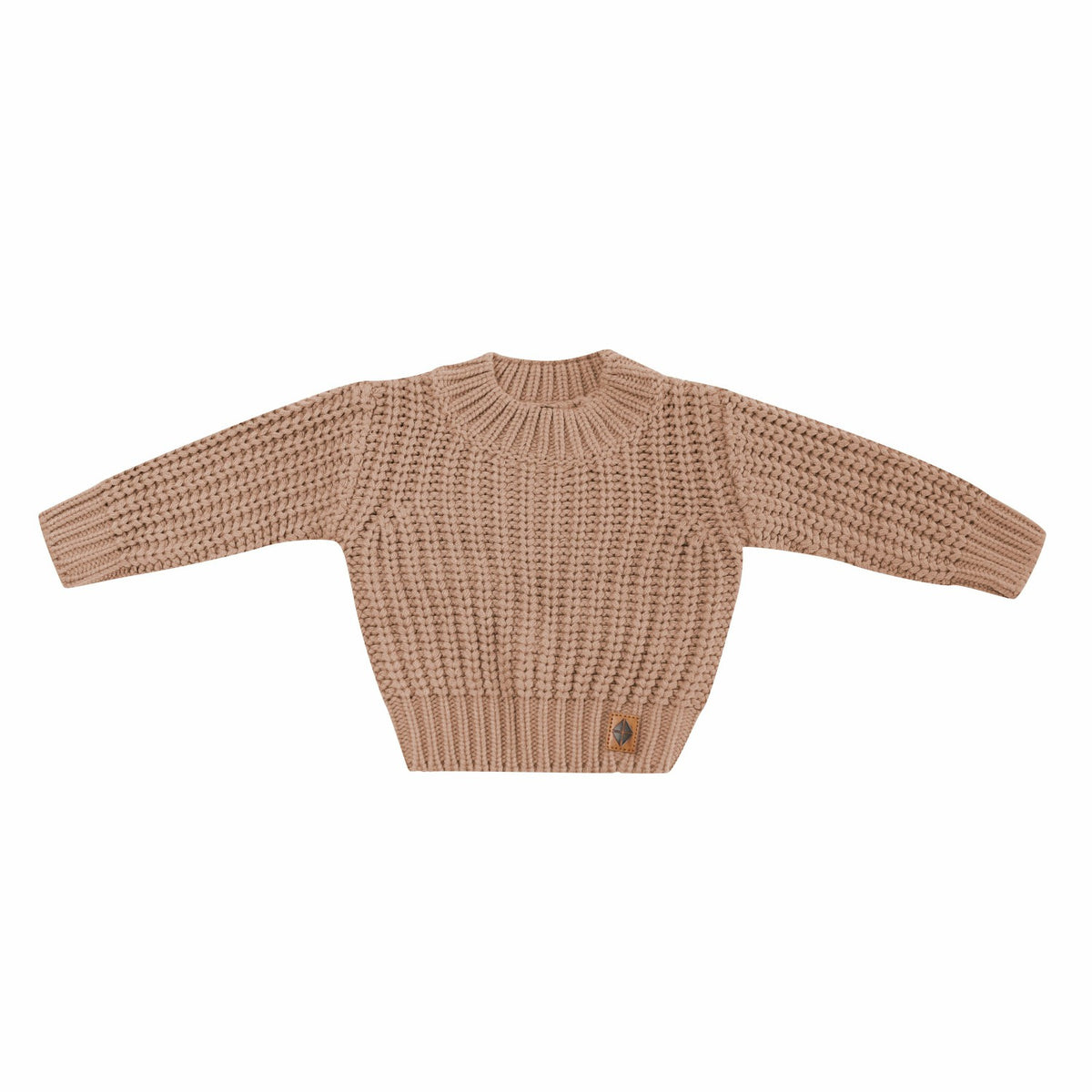 Kyte Baby Chunky Knit Sweater in Latte