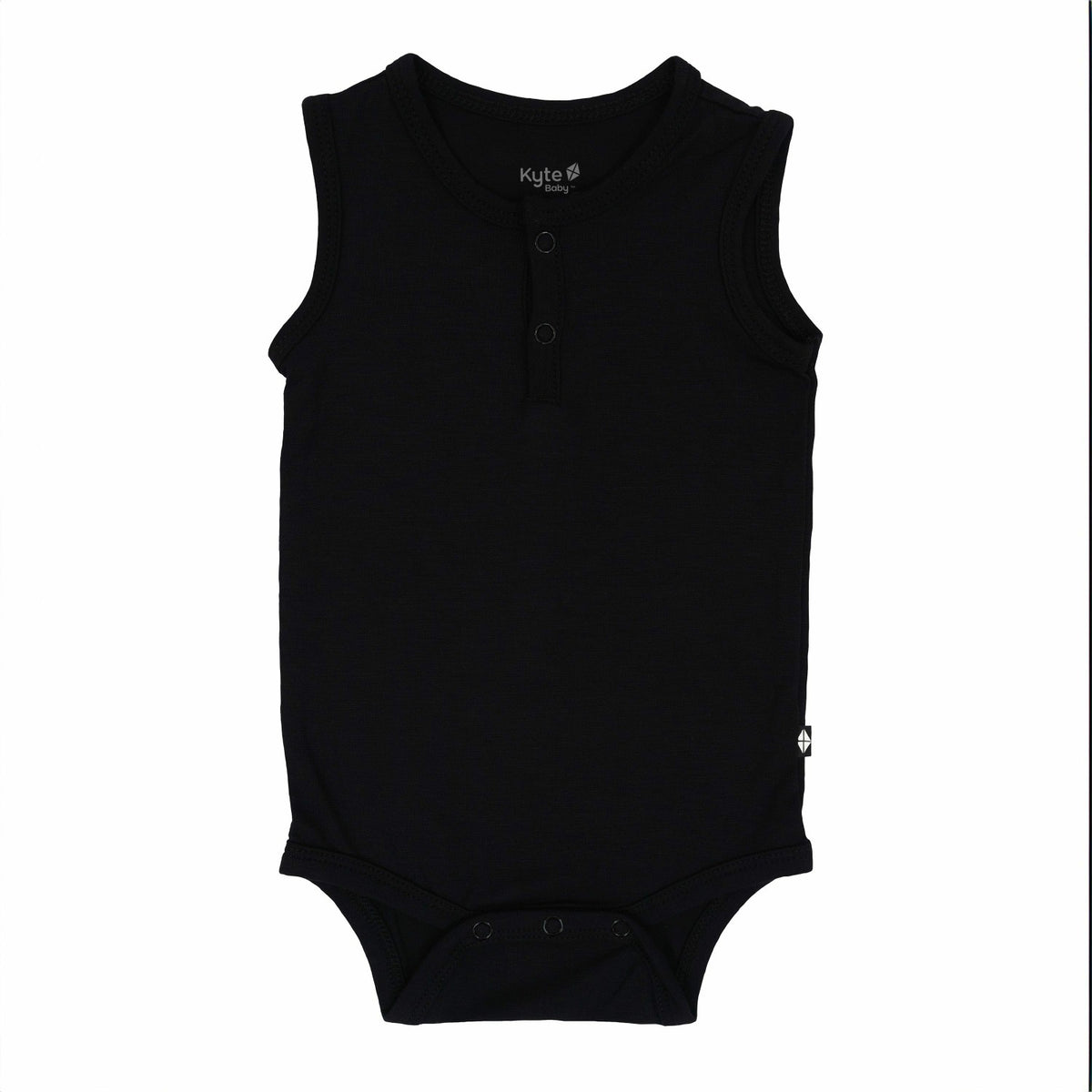 Kyte Baby Sleeveless Bodysuit in Midnight