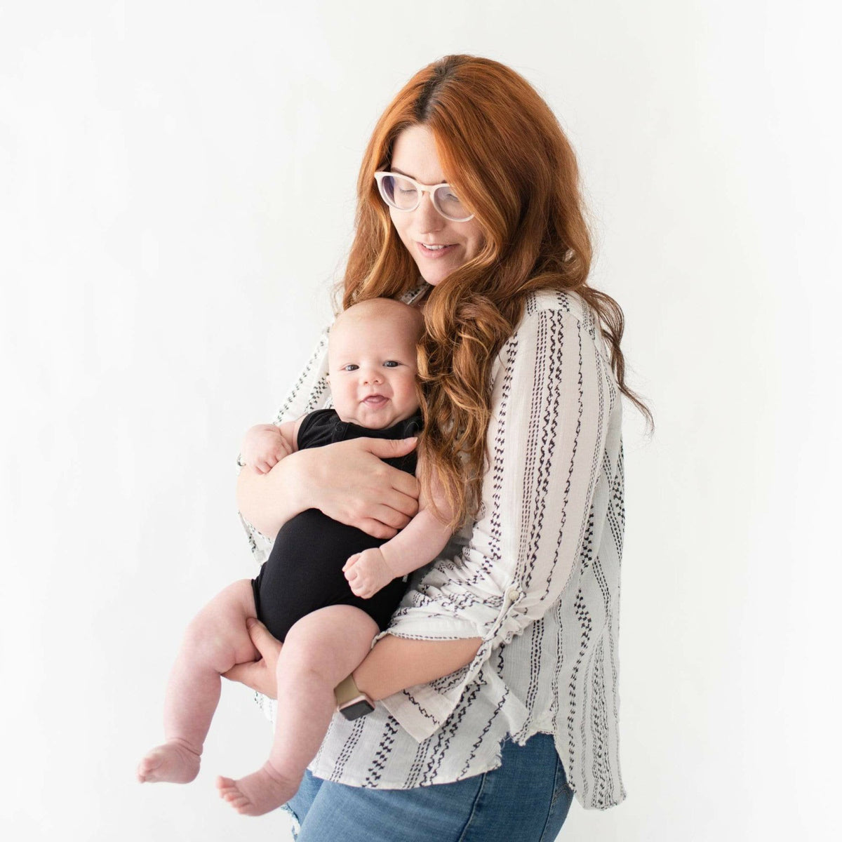 Kyte Baby Sleeveless Bodysuit in Midnight