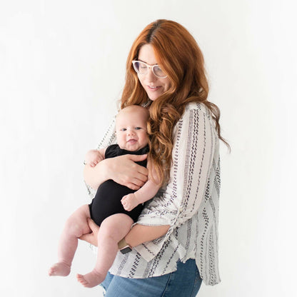 Kyte Baby Sleeveless Bodysuit in Midnight