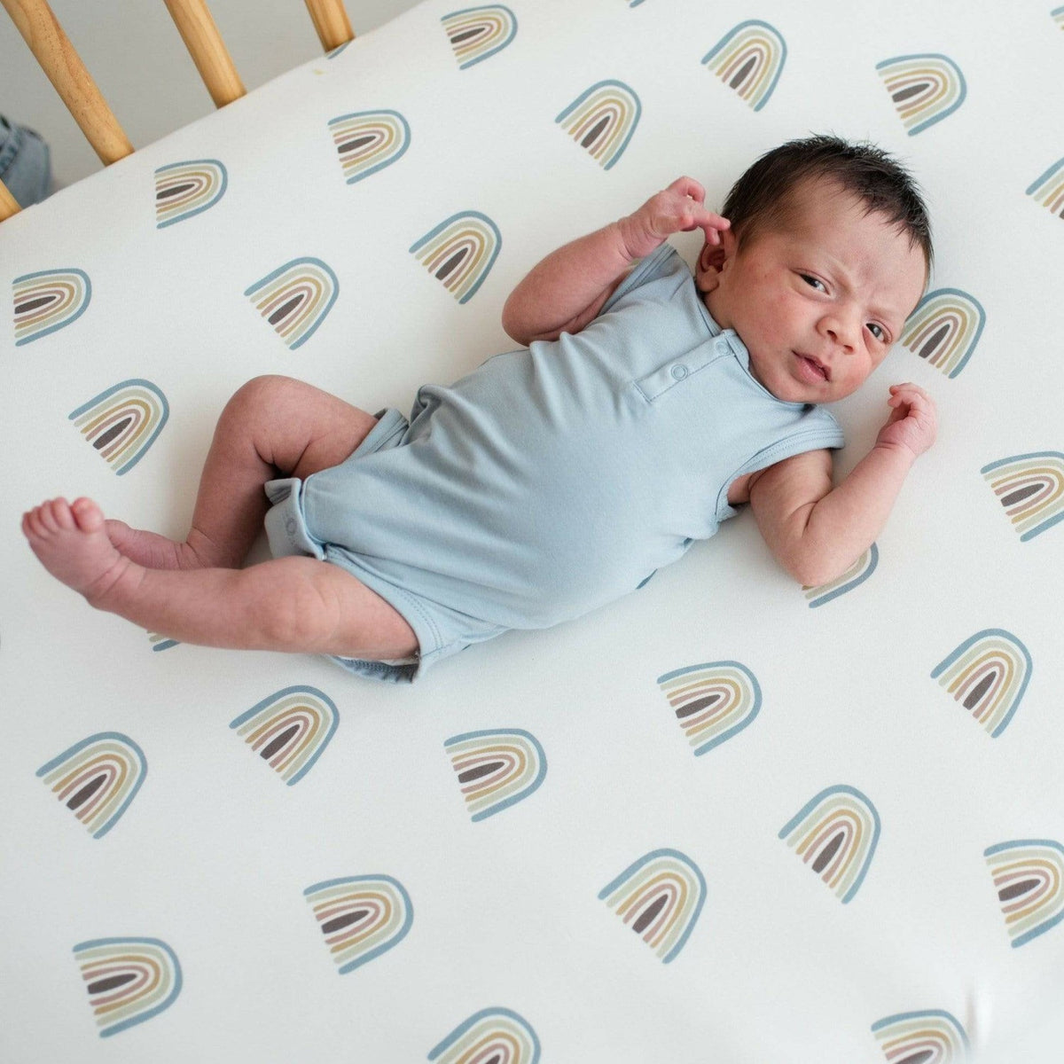 Kyte Baby Sleeveless Bodysuit in Fog