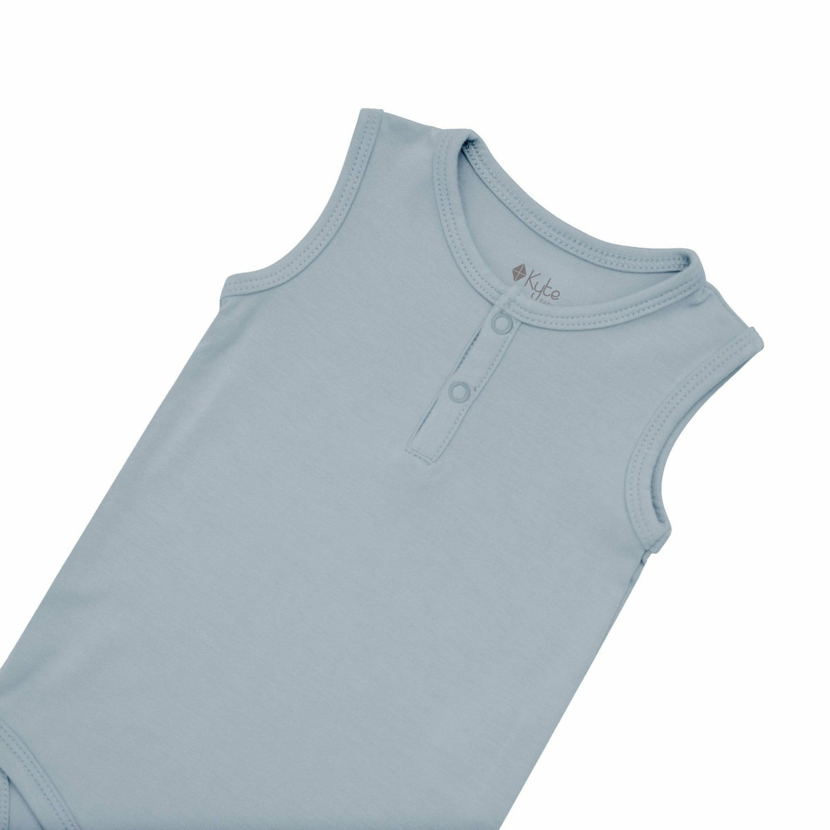 Kyte Baby Sleeveless Bodysuit in Fog