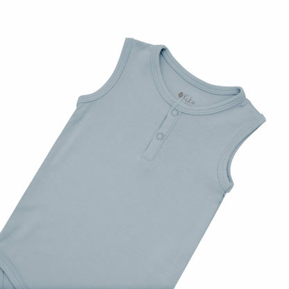 Kyte Baby Sleeveless Bodysuit in Fog