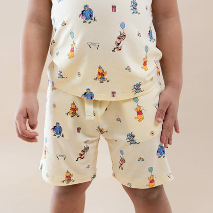 Kyte Baby Drawstring Short in Winnie the Pooh Celebration