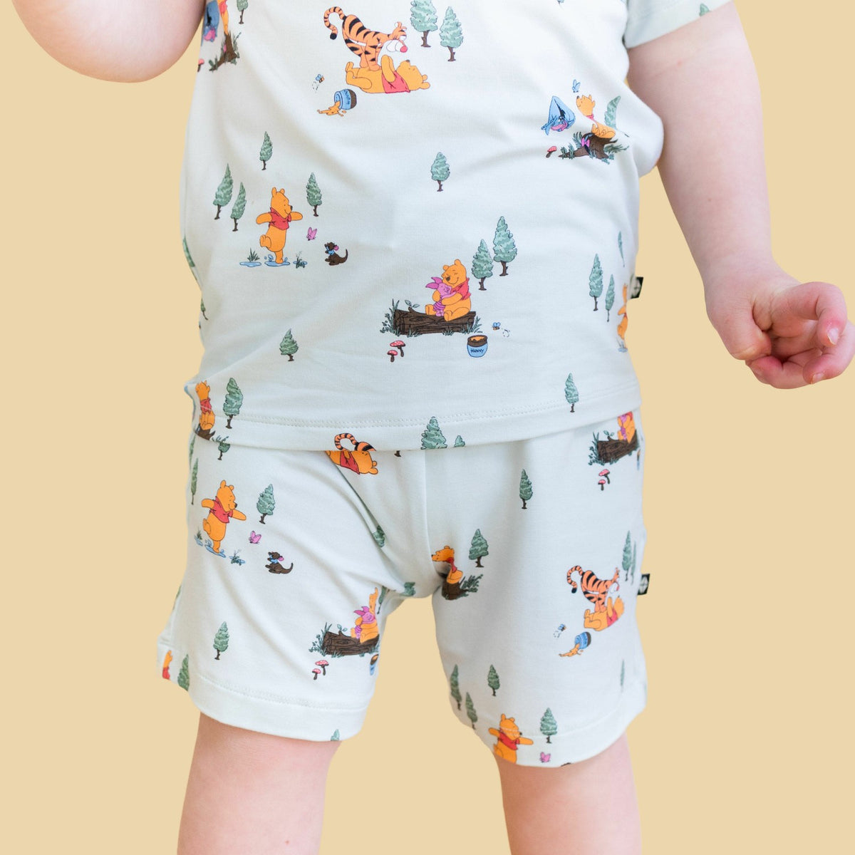 Kyte Baby Drawstring Short in Winnie the Pooh Hundred Acre Wood
