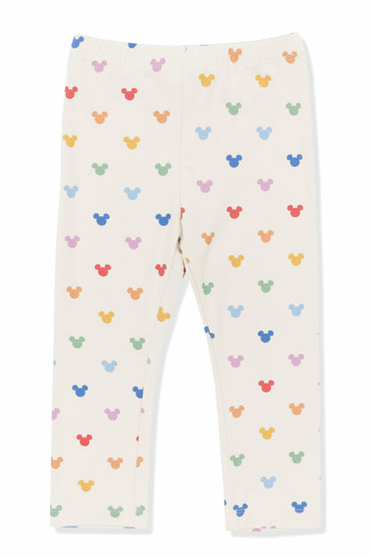 Kyte Baby Toddler Leggings in Pastel Mickey Mouse