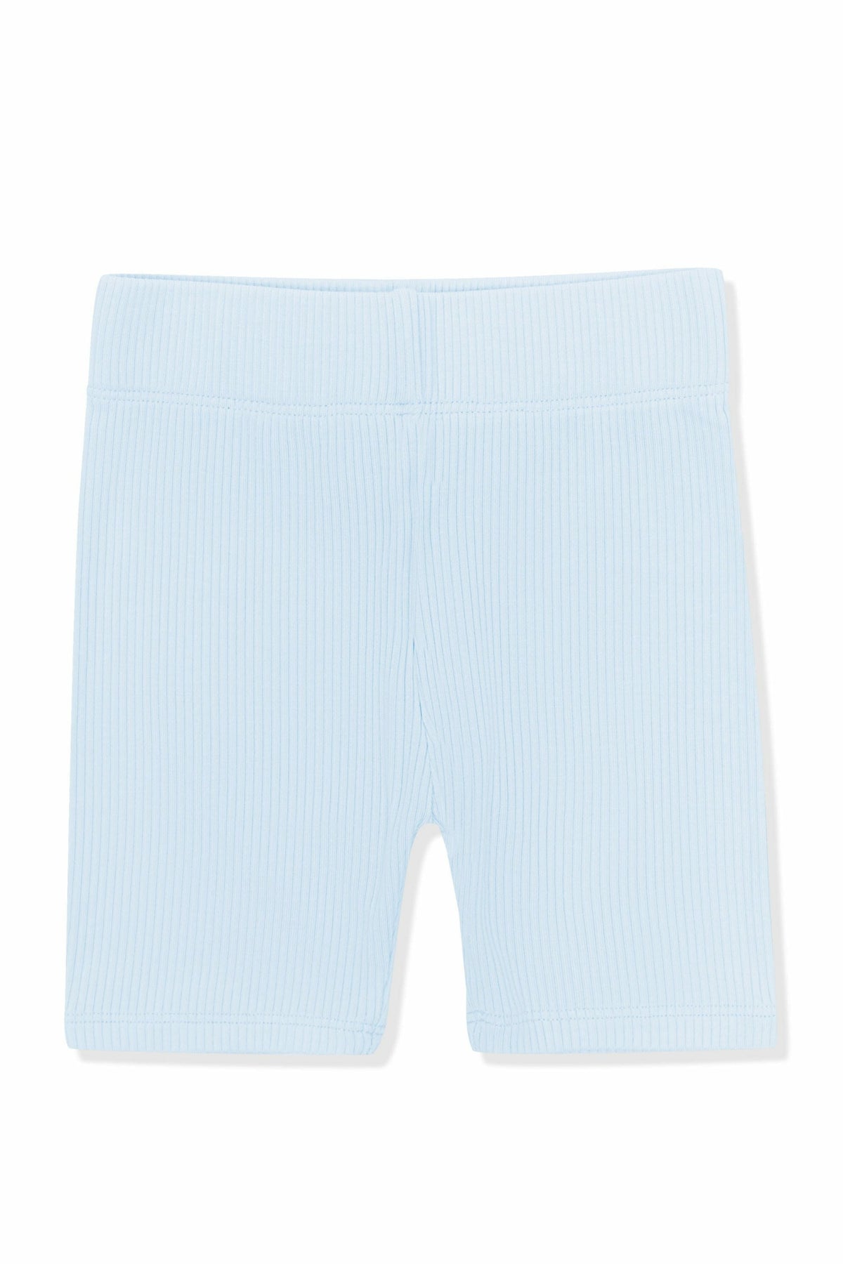 Kyte Baby Ribbed Toddler Biker Shorts in Breeze