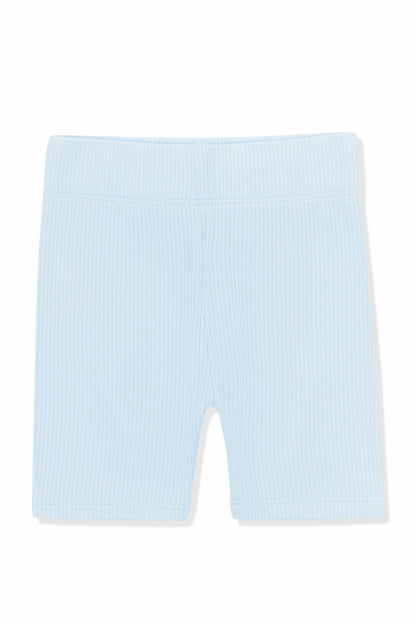 Kyte Baby Ribbed Toddler Biker Shorts in Breeze