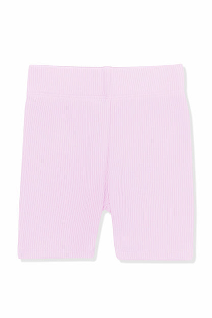 Kyte Baby Ribbed Toddler Biker Shorts in Thistle