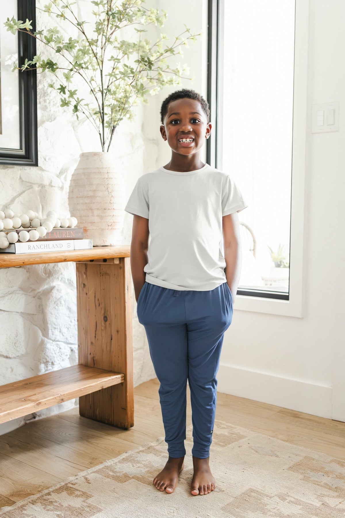 Kyte Baby Toddler Jogger Pant in Oxford