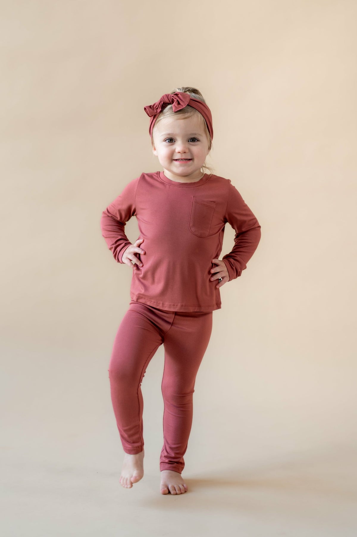 Kyte Baby Toddler Leggings in Ember