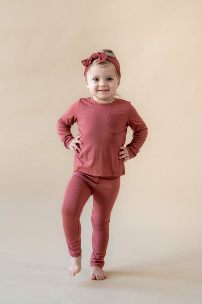 Kyte Baby Toddler Leggings in Ember