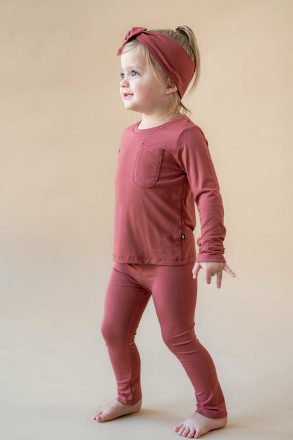 Kyte Baby Toddler Leggings in Ember