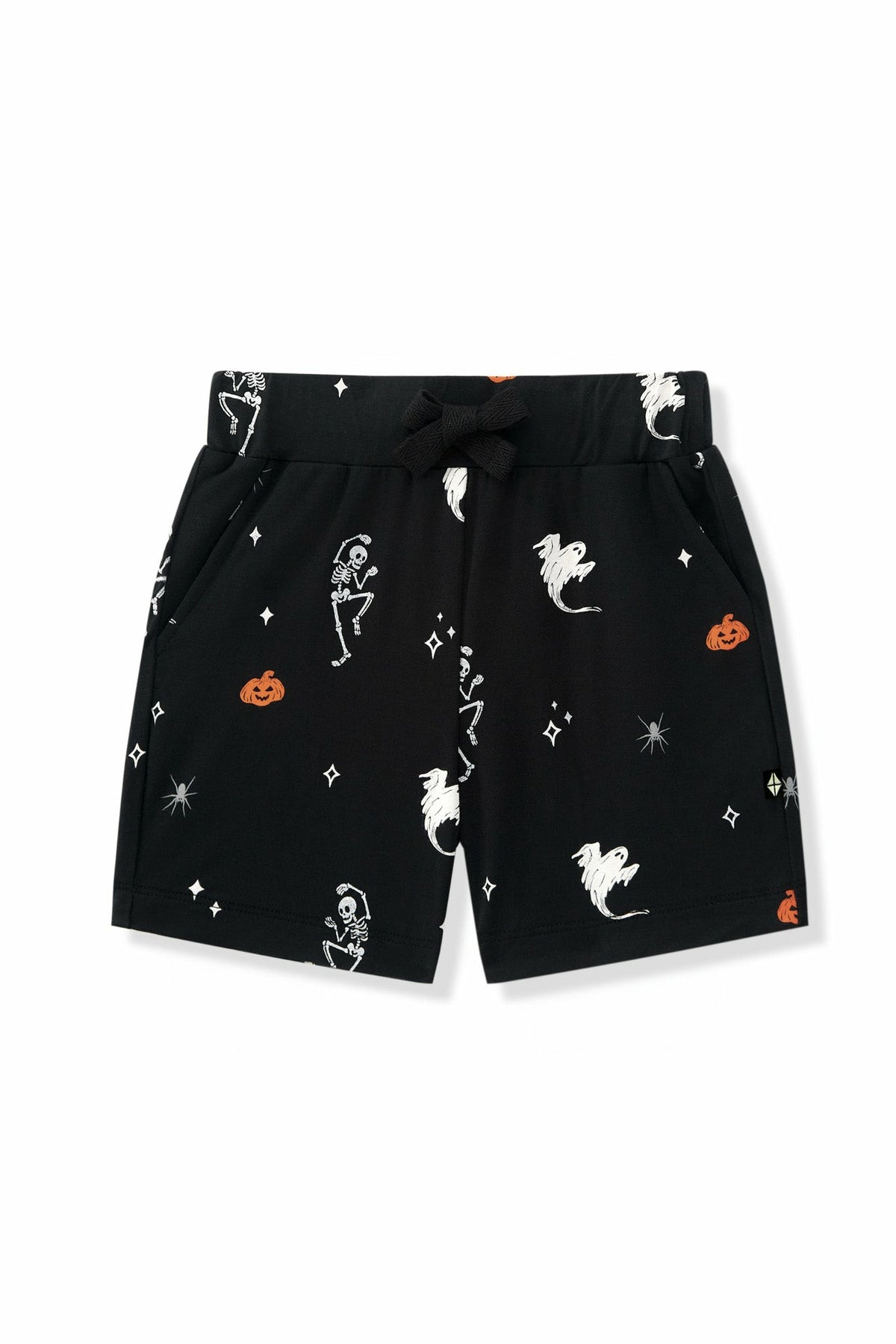 Kyte Baby Drawstring Short in Halloween Friends