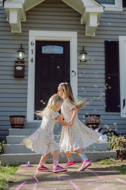 Kyte Baby Twirl Dress in Pastel Mickey Mouse