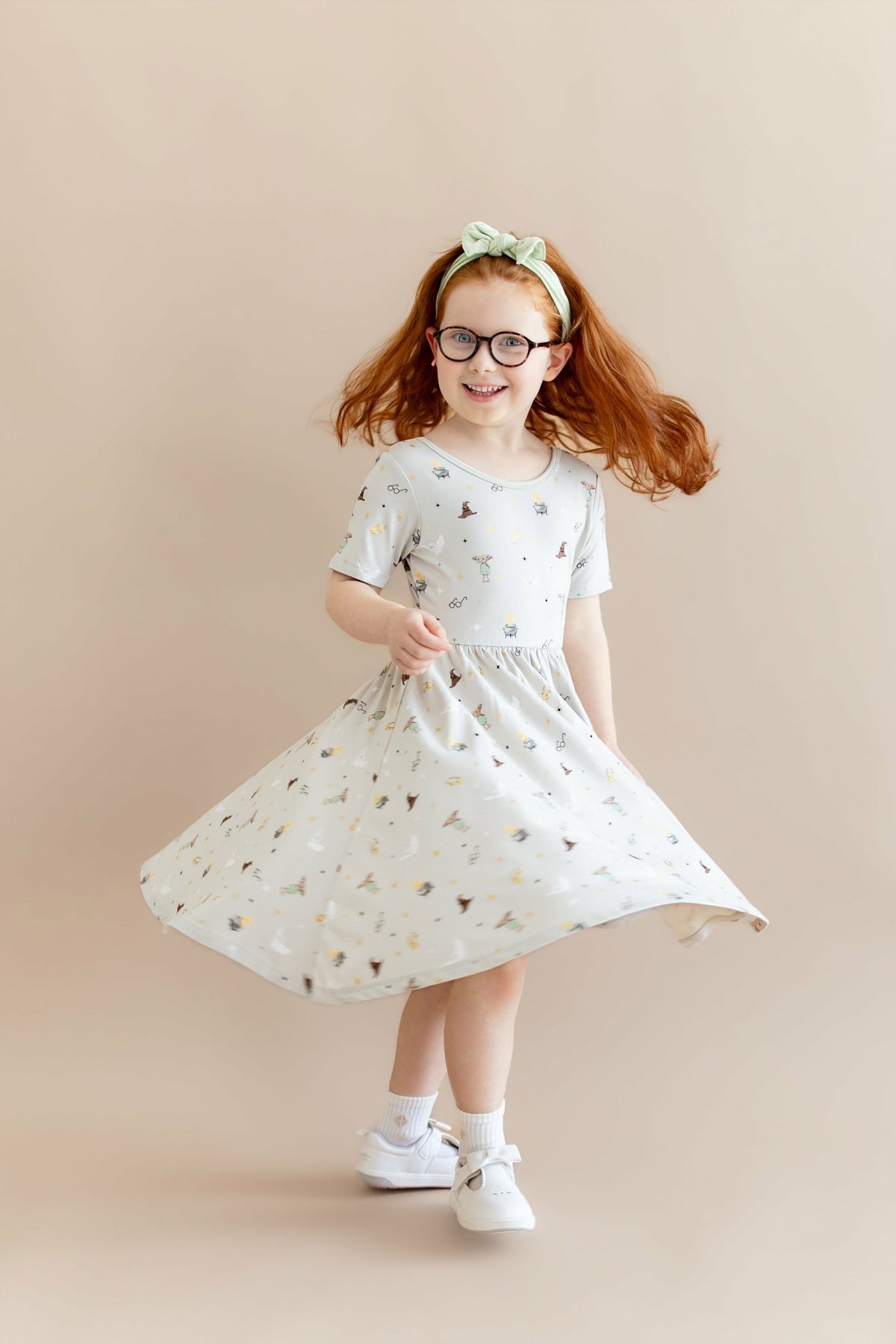 Kyte Baby Twirl Dress in Starry Icon