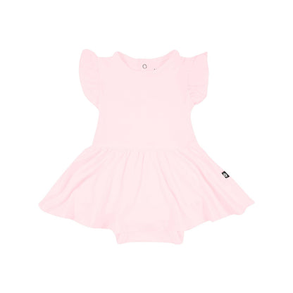 Kyte Baby Twirl Bodysuit Dress in Sakura
