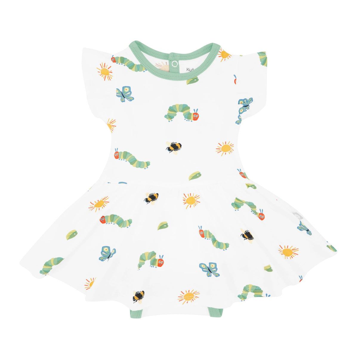 Kyte Baby The Very Hungry Caterpillar™ Twirl Bodysuit Dress