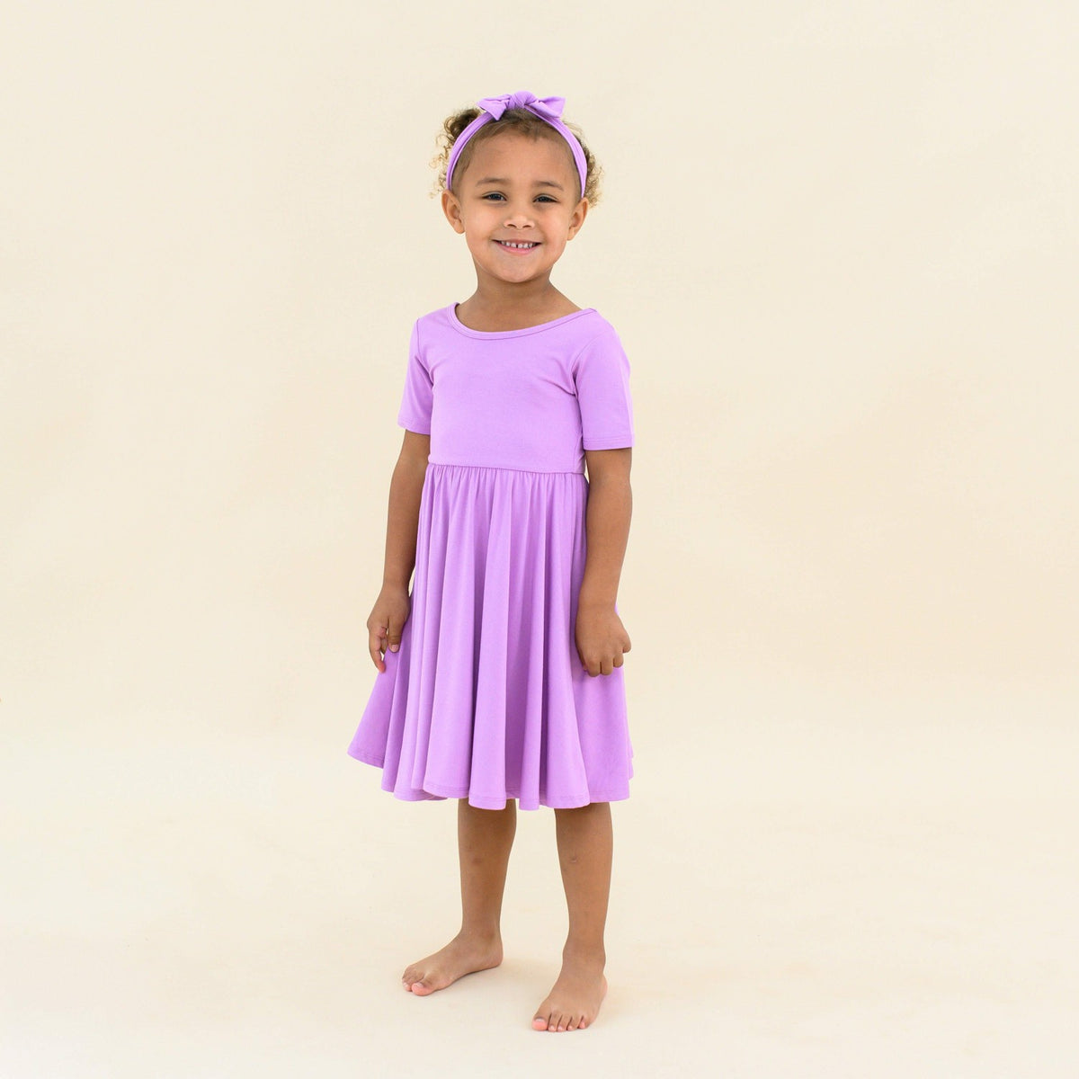 Kyte Baby Bamboo Toddler Twirl Dress in Poi